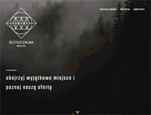 Tablet Screenshot of oczyszczalniamiejsce.pl